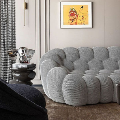 Lumo Classic: Red 2-Seat Compressed Bubble Sofa