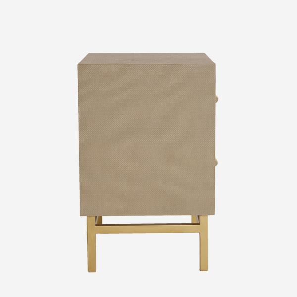 Hesta Bedside Table - Cream
