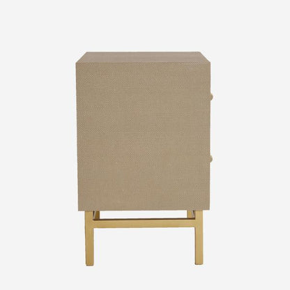 Hesta Bedside Table - Cream