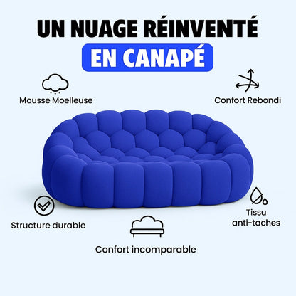 Lumo Classic: 2-Seat Compressed Cord Bubble Sofa