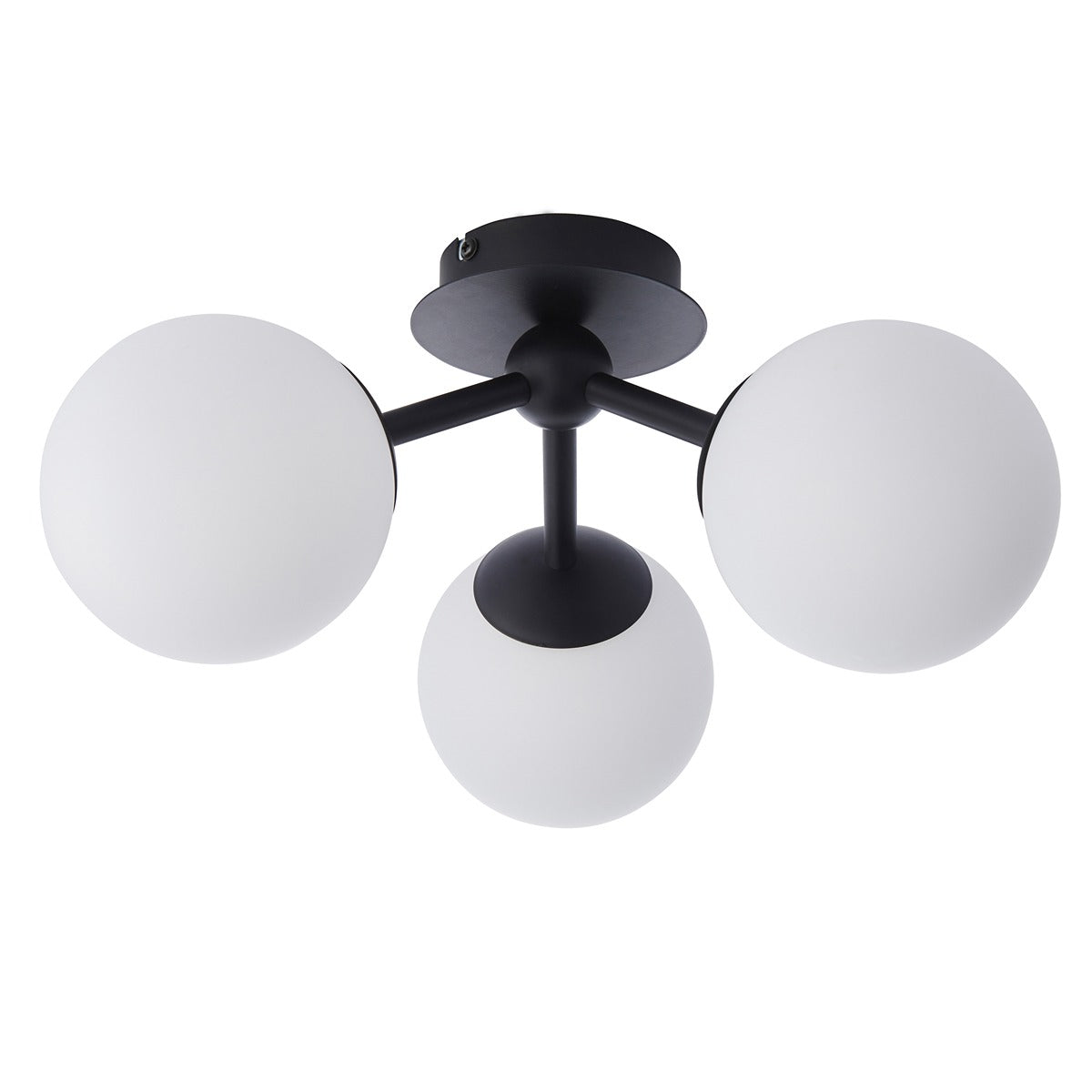 Pulsa 3 Bathroom Ceiling Light - Black