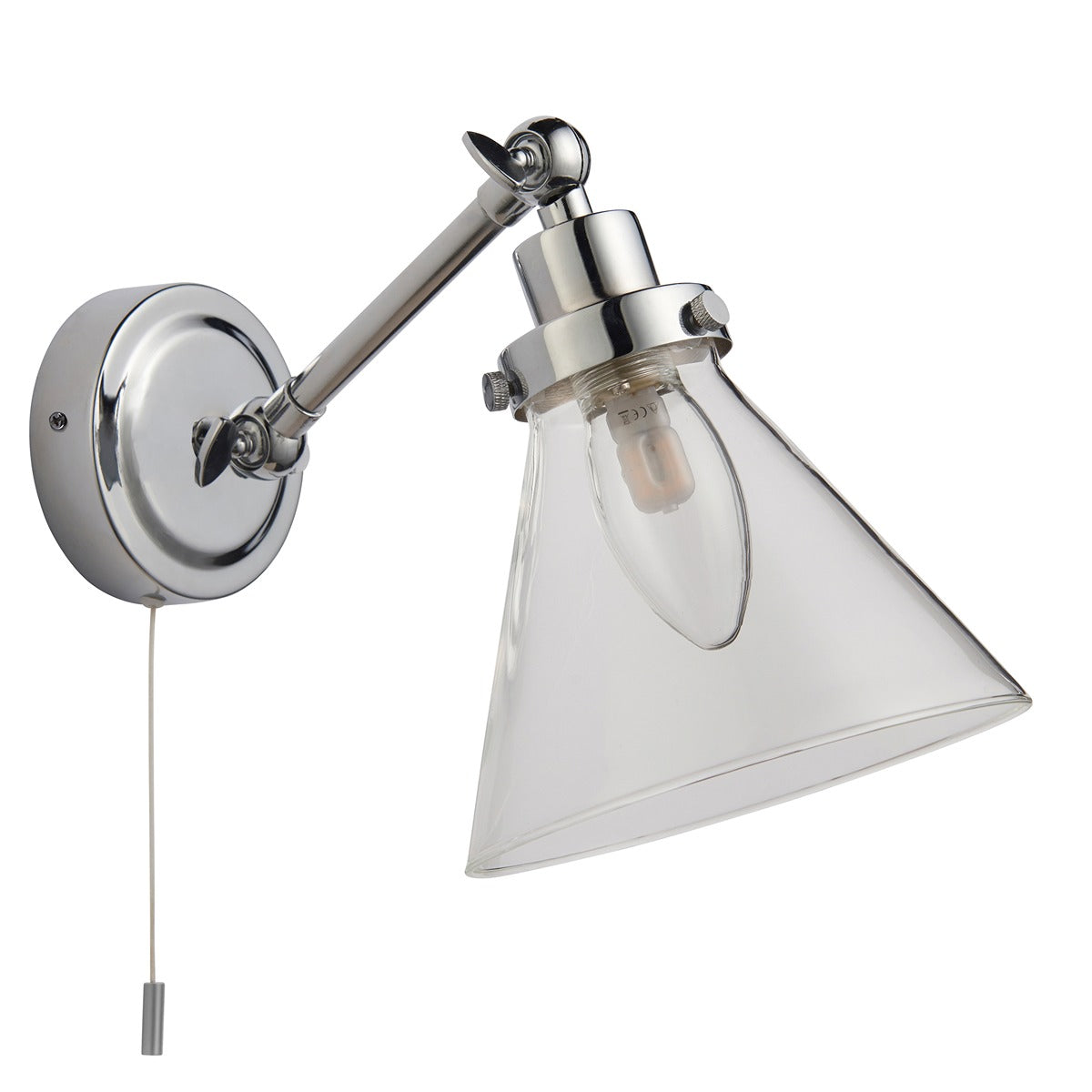 Faraday Bathroom Wall Light - Chrome