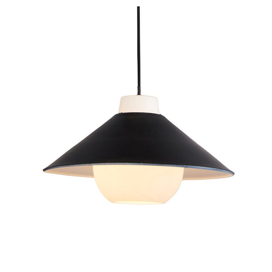 Tokyo 1 Light Pendant Light - Matt Black