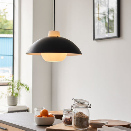 Yuki 1 Pendant Light - Matt Black