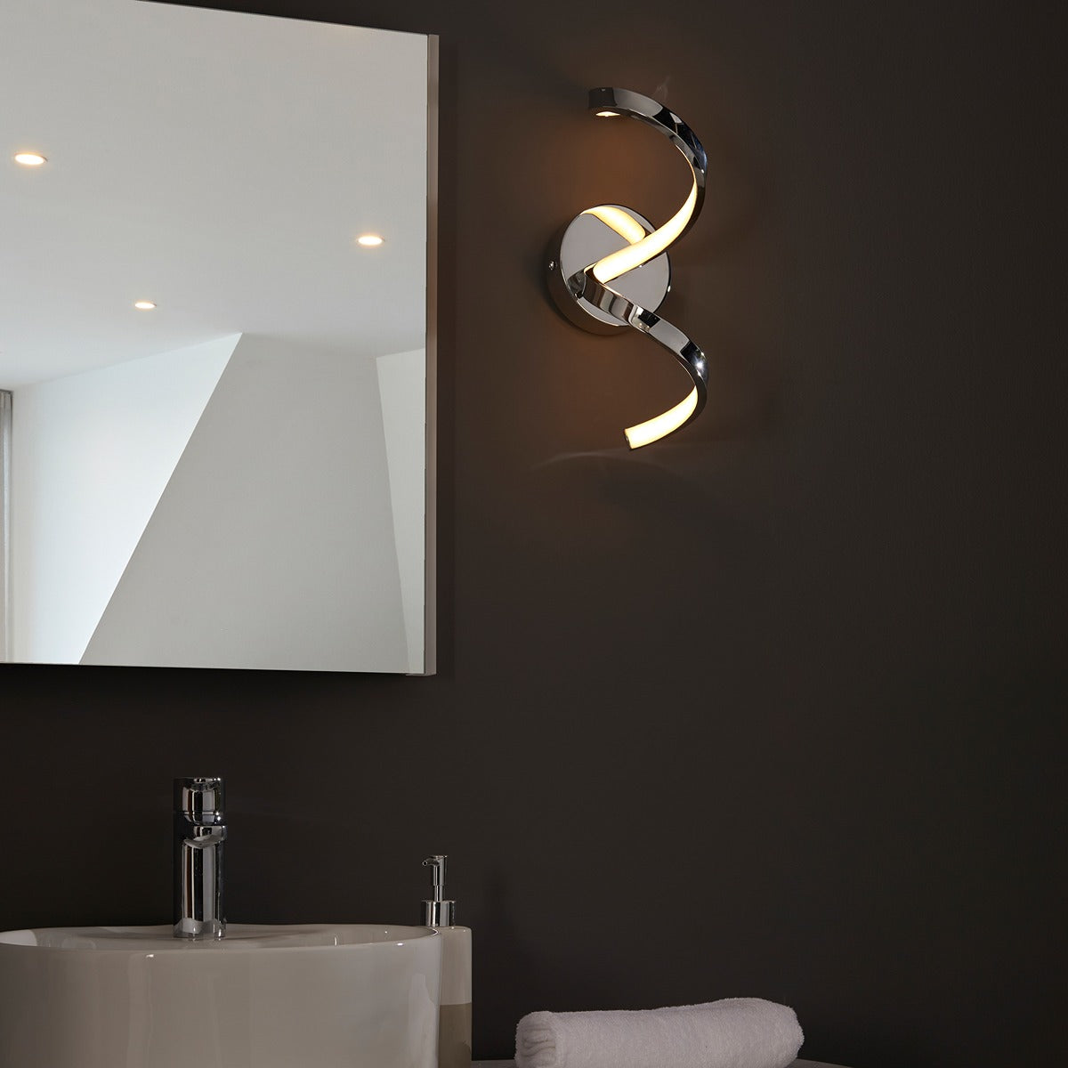 Astral Bathroom Wall Light - Chrome