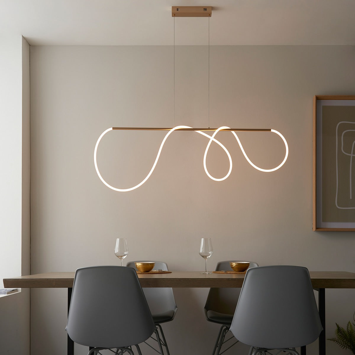 Attalea Pendant Light - Gold