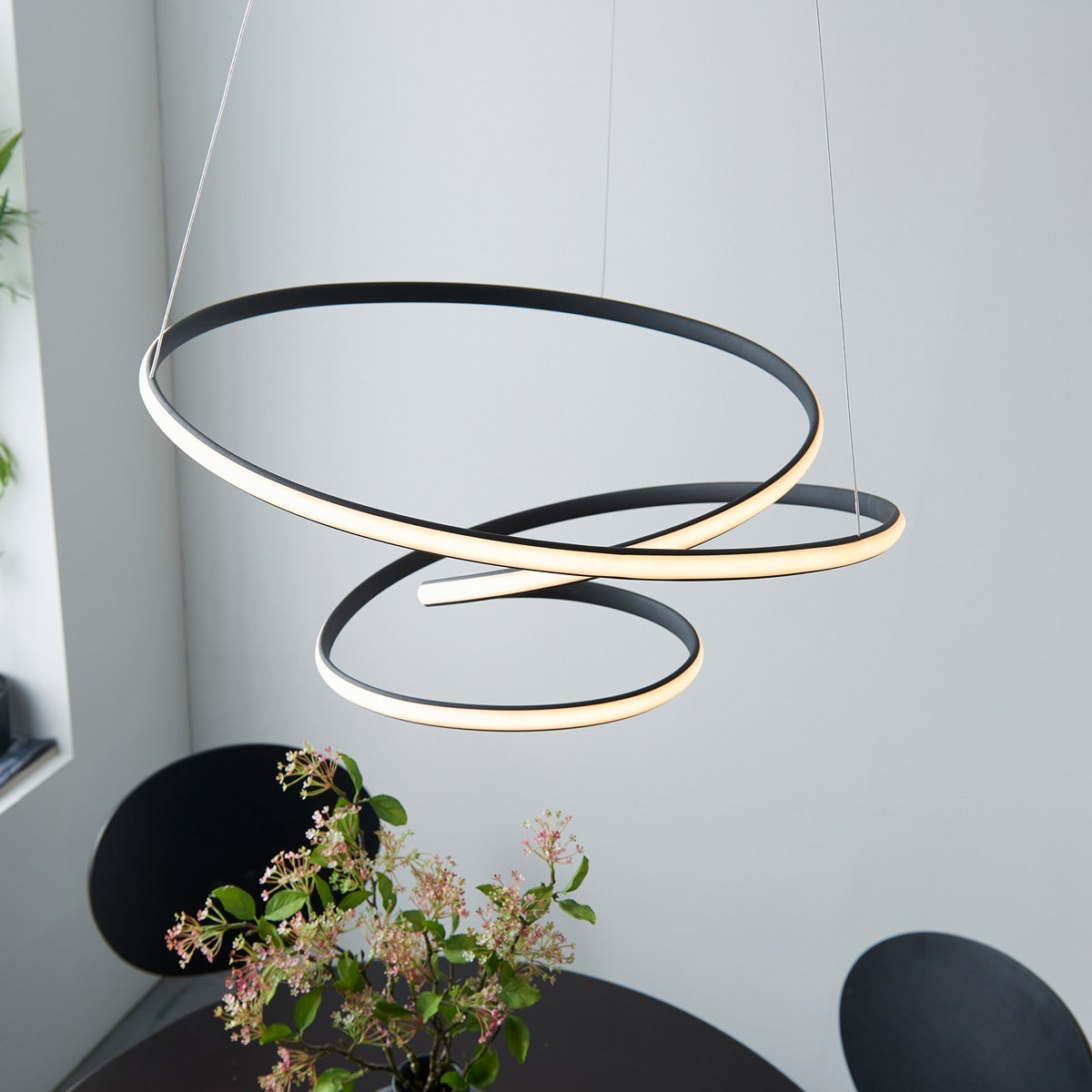 Dune Pendant Light - Black
