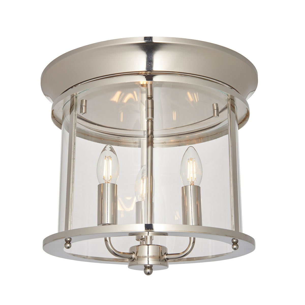Hampworth 3 Ceiling Light - Silver
