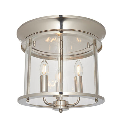 Hampworth 3 Ceiling Light - Silver