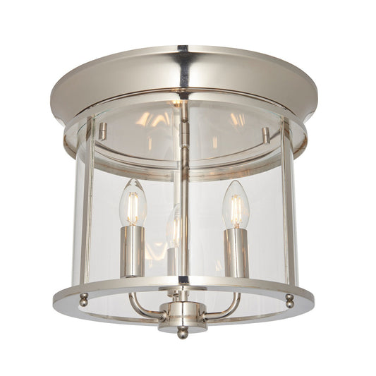 Hampworth 3 Ceiling Light - Silver