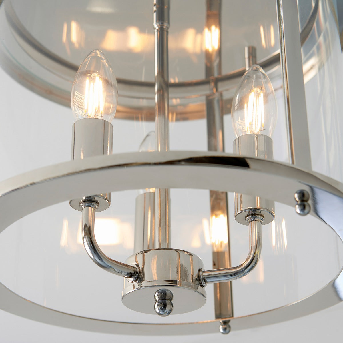 Hampworth 3 Ceiling Light - Silver