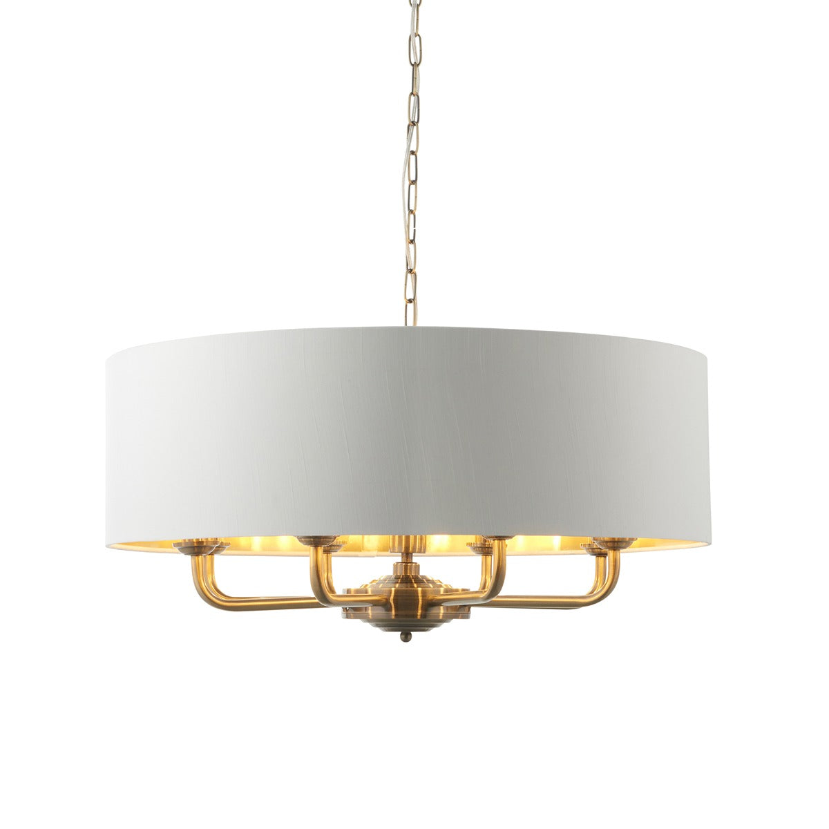 Highclere 8 Pendant Light - Antique Brass