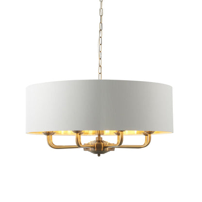 Highclere 8 Pendant Light - Antique Brass