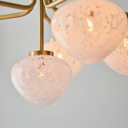 Marlo 6 Light Pendant Light - Satin Brass