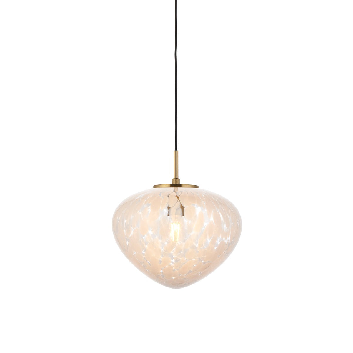 Marlo 1 Light Pendant Light - Satin Brass