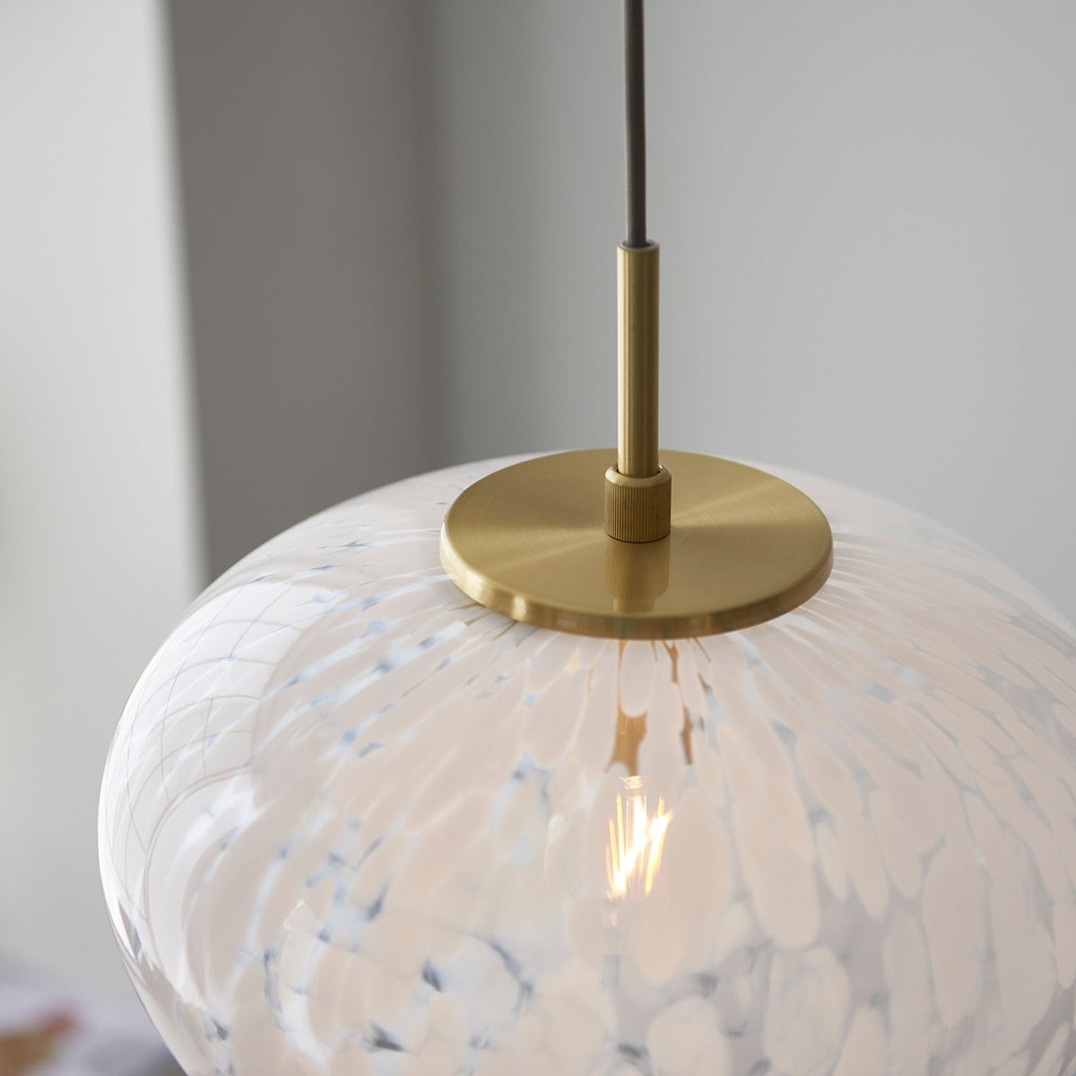 Marlo 1 Light Pendant Light - Satin Brass