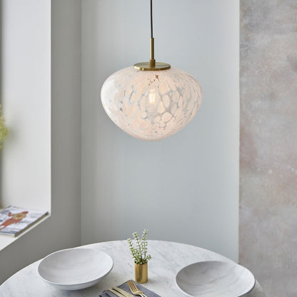 Marlo 1 Light Pendant Light - Satin Brass