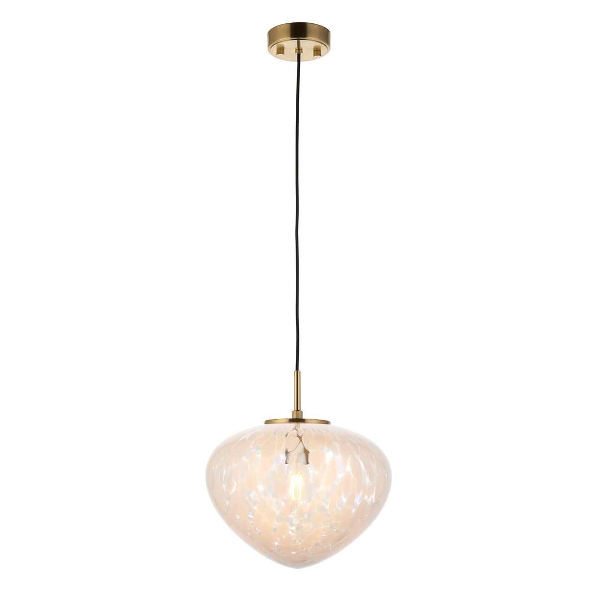 Marlo 1 Light Pendant Light - Satin Brass