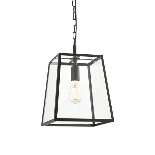 Hurst Lantern Pendant Light - Black