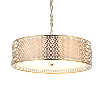 Cordero Geometric Metal Pendant Light - Gold
