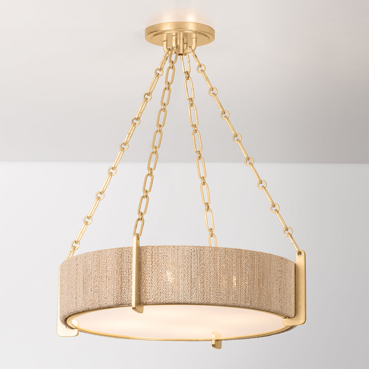Quebec Chandelier Light - Gold