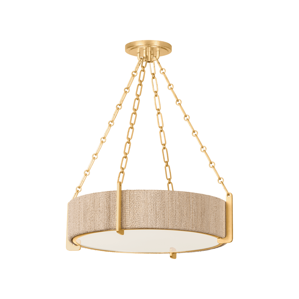 Quebec Chandelier Light - Gold