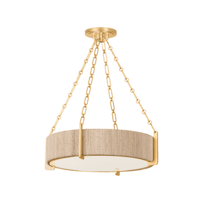 Quebec Chandelier Light - Gold