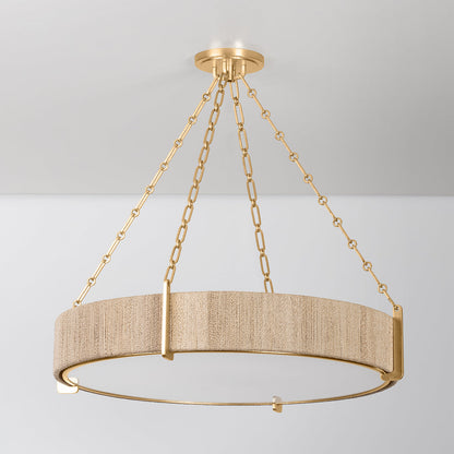 Quebec Chandelier Light - Gold