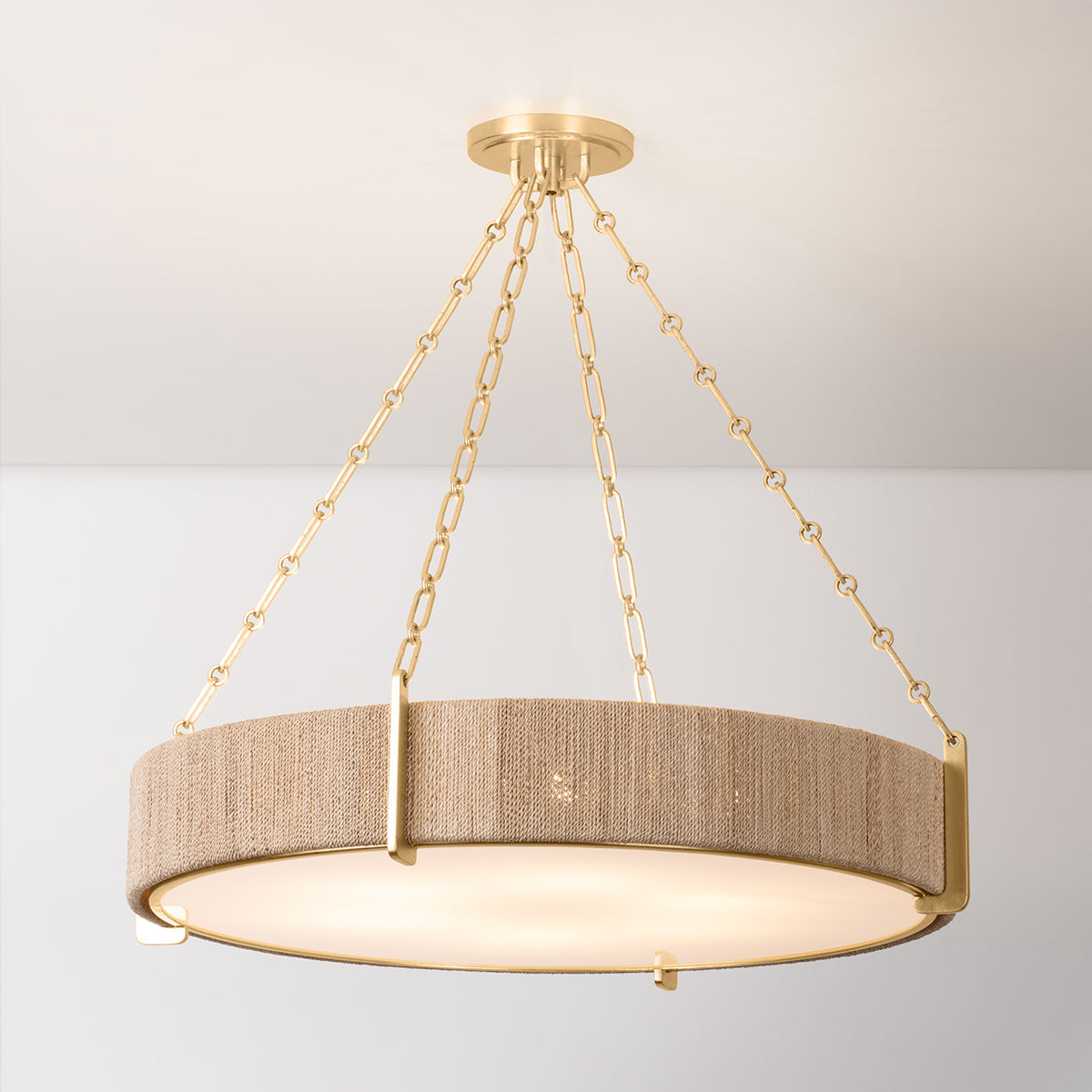 Quebec Chandelier Light - Gold