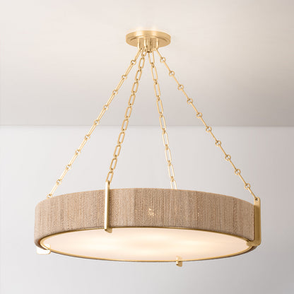 Quebec Chandelier Light - Gold
