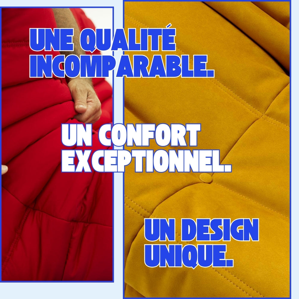 Koto "Togo": Yellow Compressed Canapé Sofa