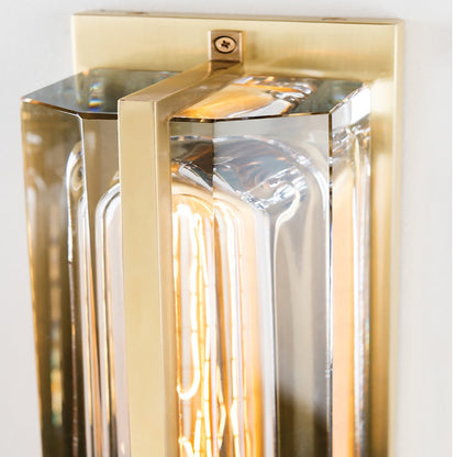 Hawkins Wall Sconce - Aged Brass