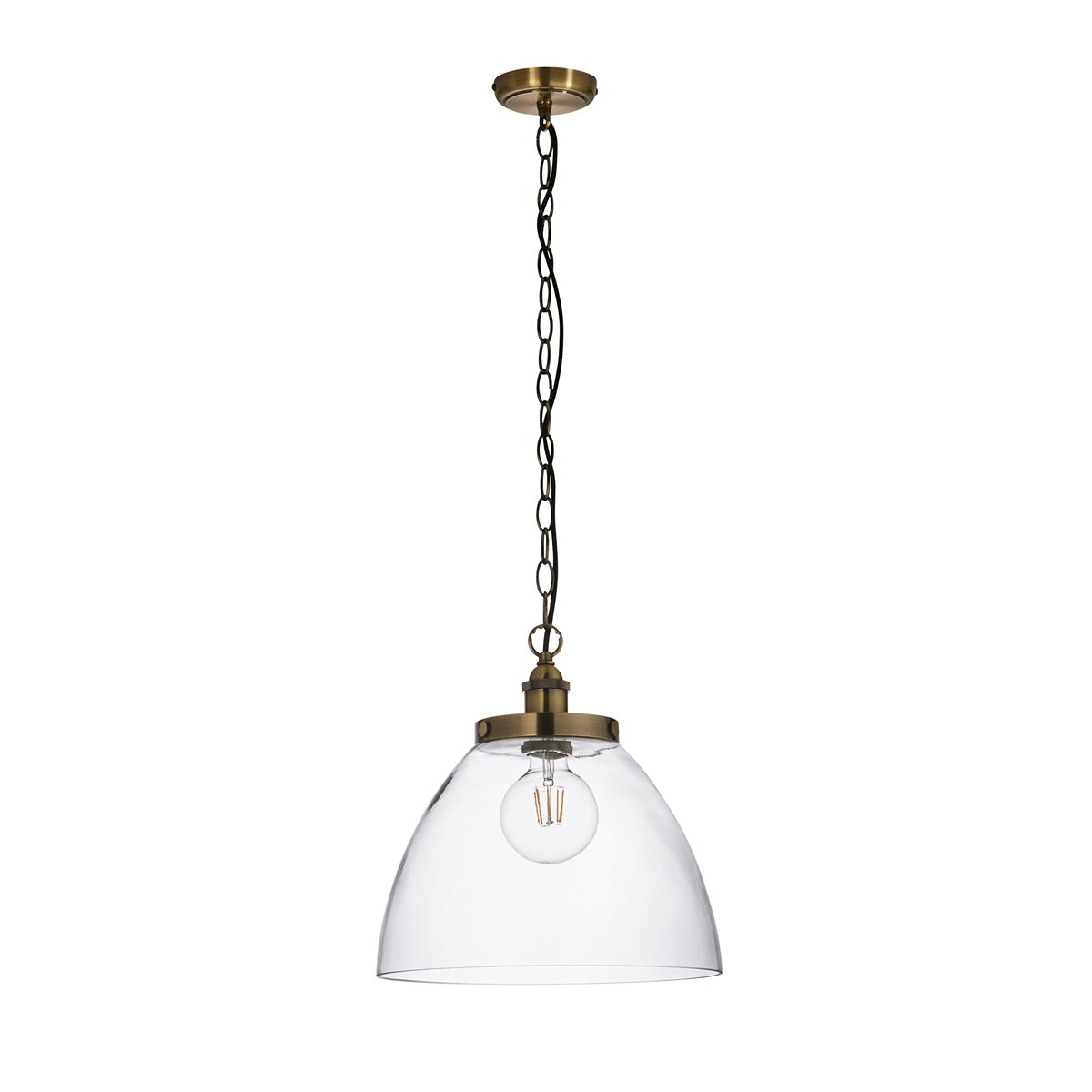 Hansen Grand Pendant Light - Antique Brass