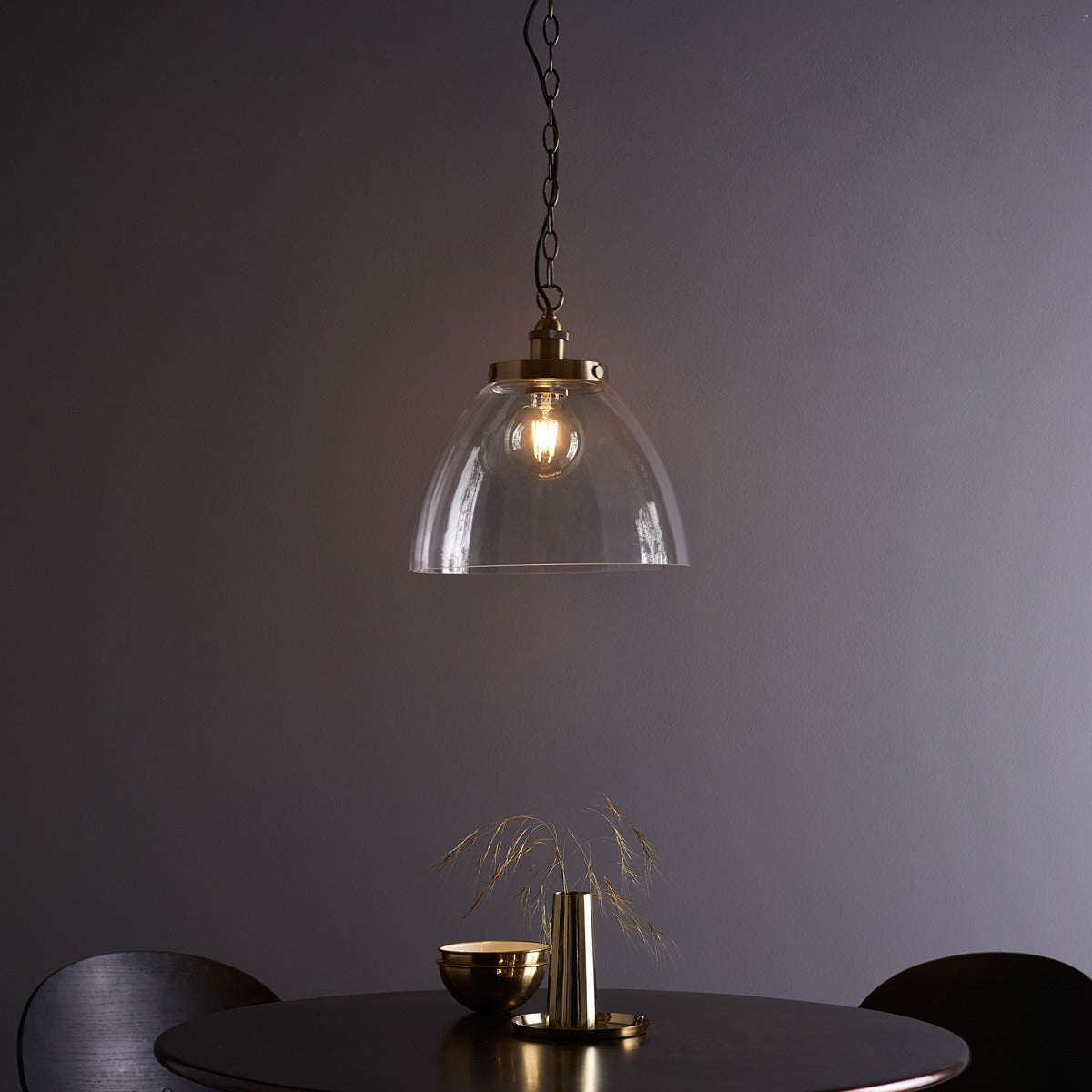Hansen Grand Pendant Light - Antique Brass