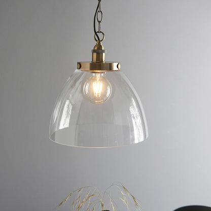 Hansen Grand Pendant Light - Antique Brass