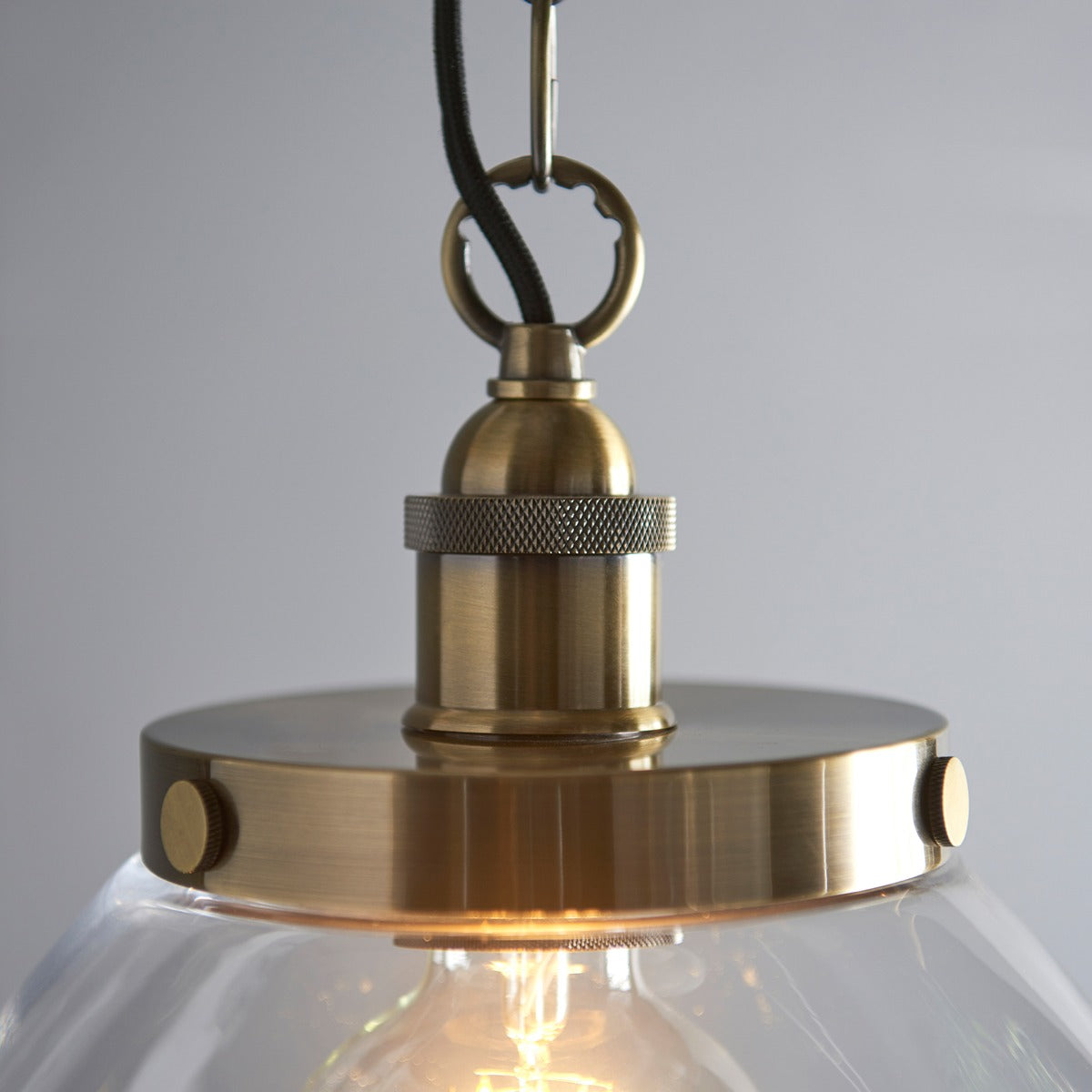 Hansen Grand Pendant Light - Antique Brass
