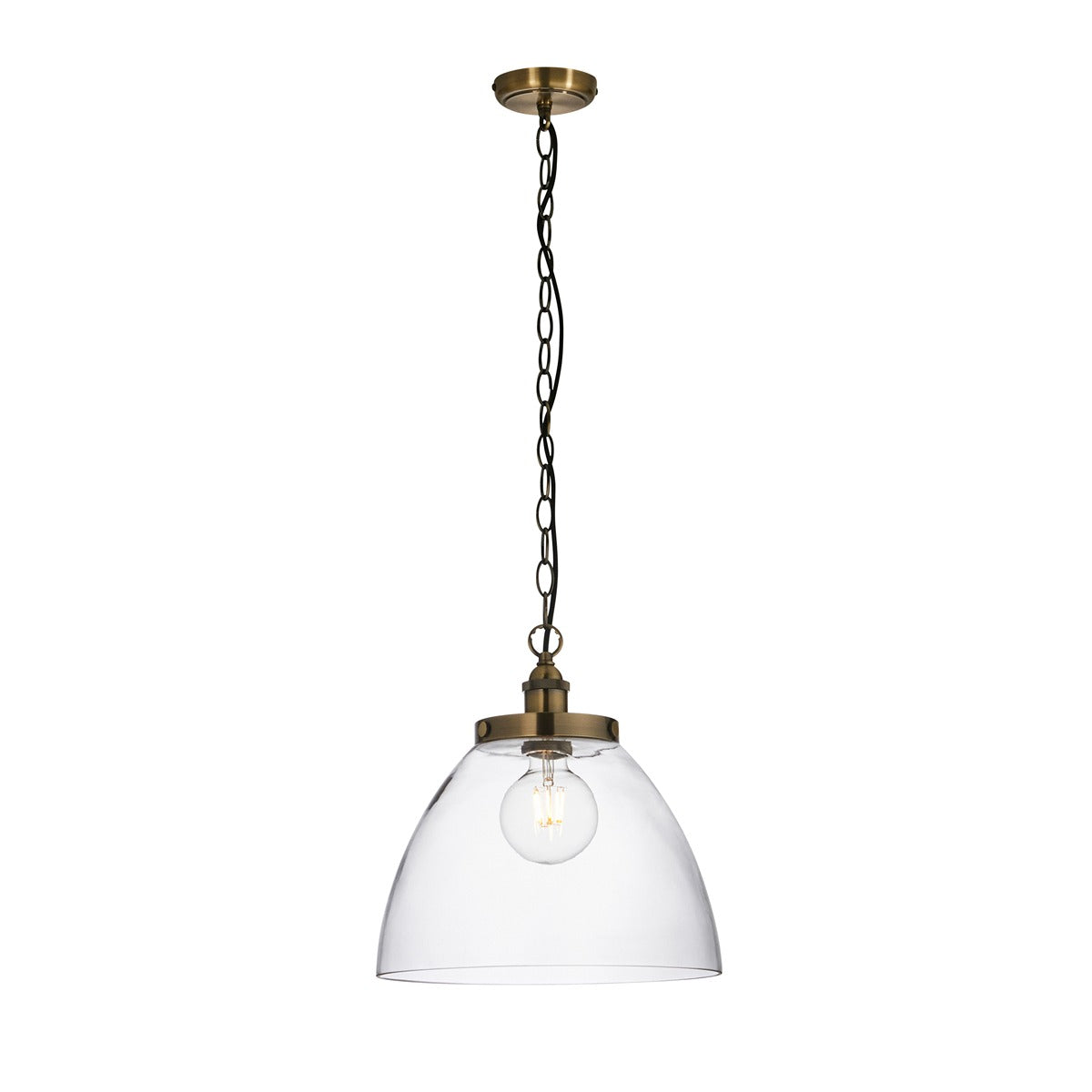 Hansen Grand Pendant Light - Antique Brass