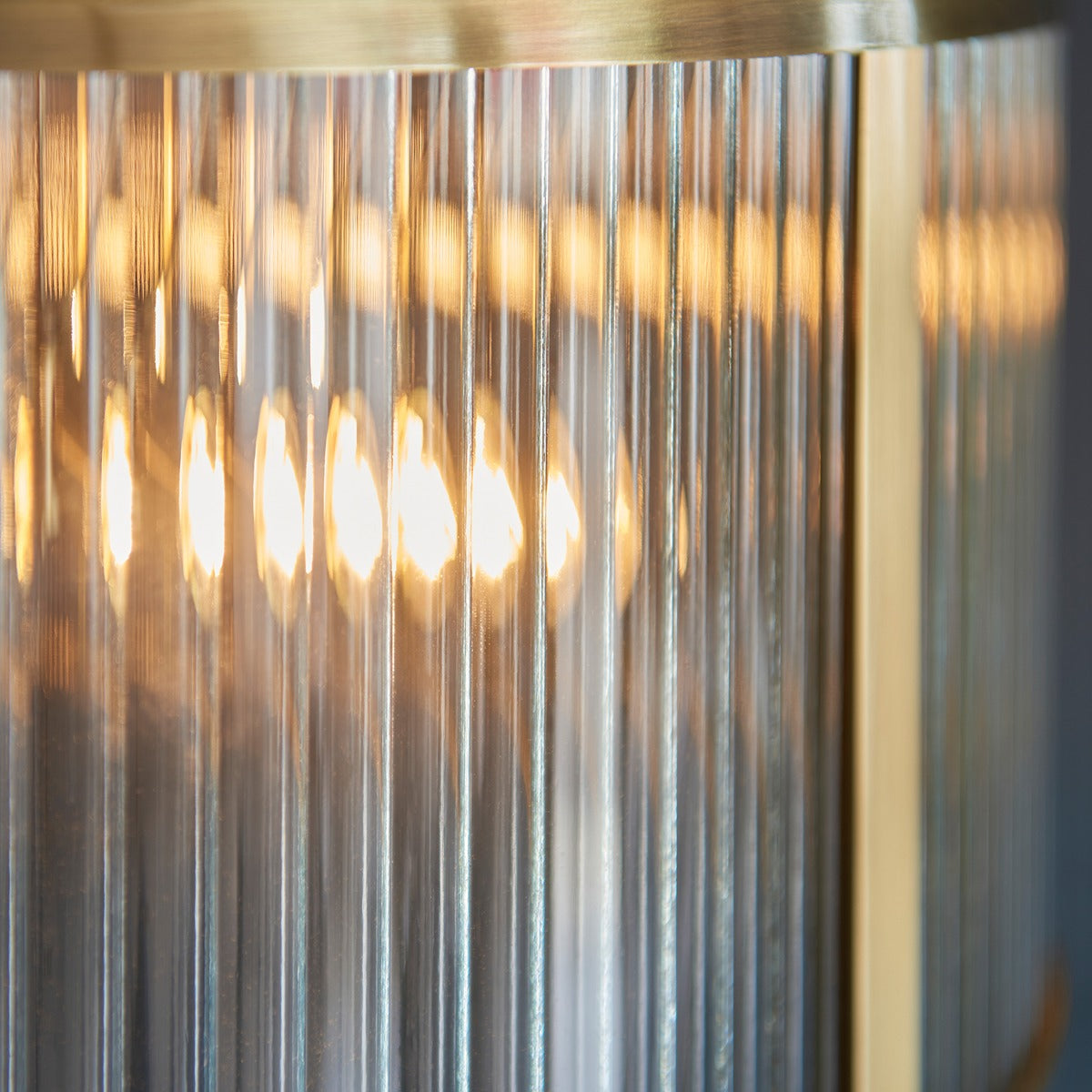 Ridgeton Glass Pendant Light - Antique Brass