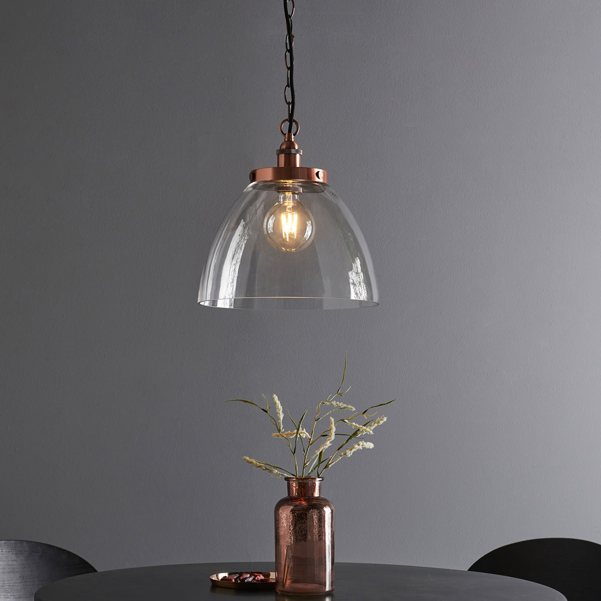 Hansen Grand Pendant Light - Aged Copper
