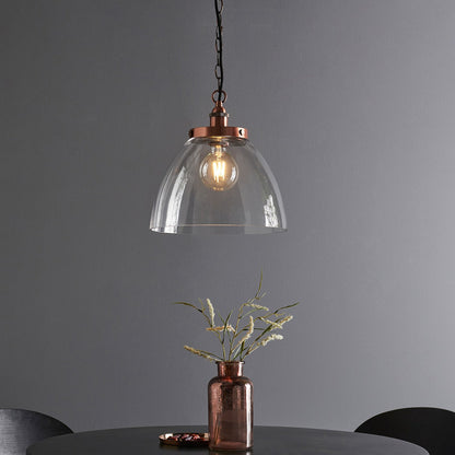 Hansen Grand Pendant Light - Aged Copper