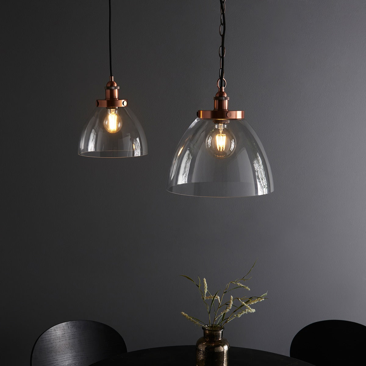 Hansen Grand Pendant Light - Aged Copper