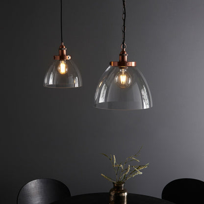 Hansen Grand Pendant Light - Aged Copper