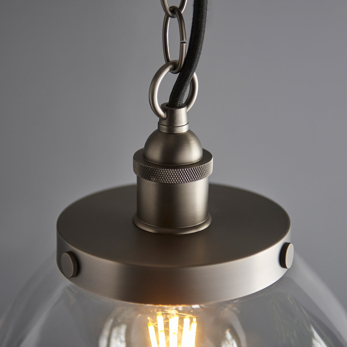 Hansen Grand Pendant Light - Brushed Silver
