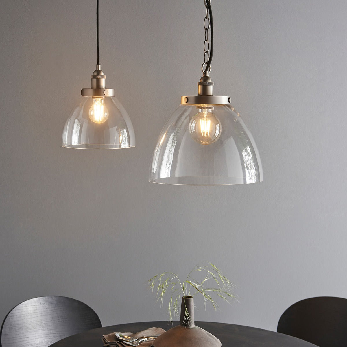 Hansen Grand Pendant Light - Brushed Silver