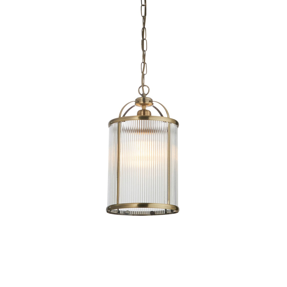 Lambeth 1 Ribbed Pendant Light