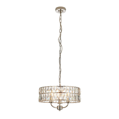 Clifton 3 Pendant Light - Bright Nickel
