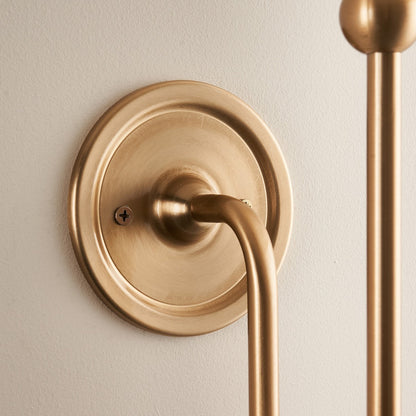 Santia Wall Light - Brushed Aged Brass