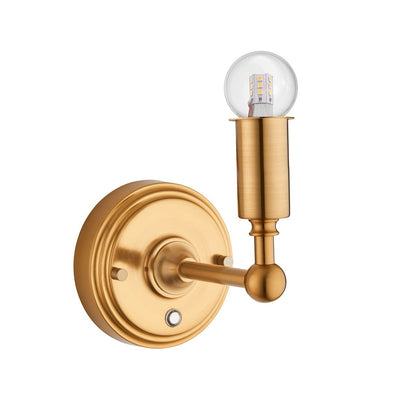 Barlow Rechargeable 1 Light Wall Light - Aged Brass