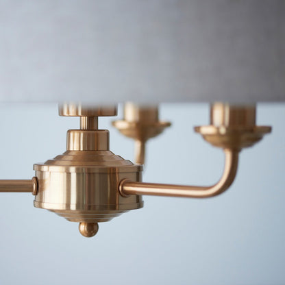 Hiden 3 Light Pendant Light - Vintage Brass