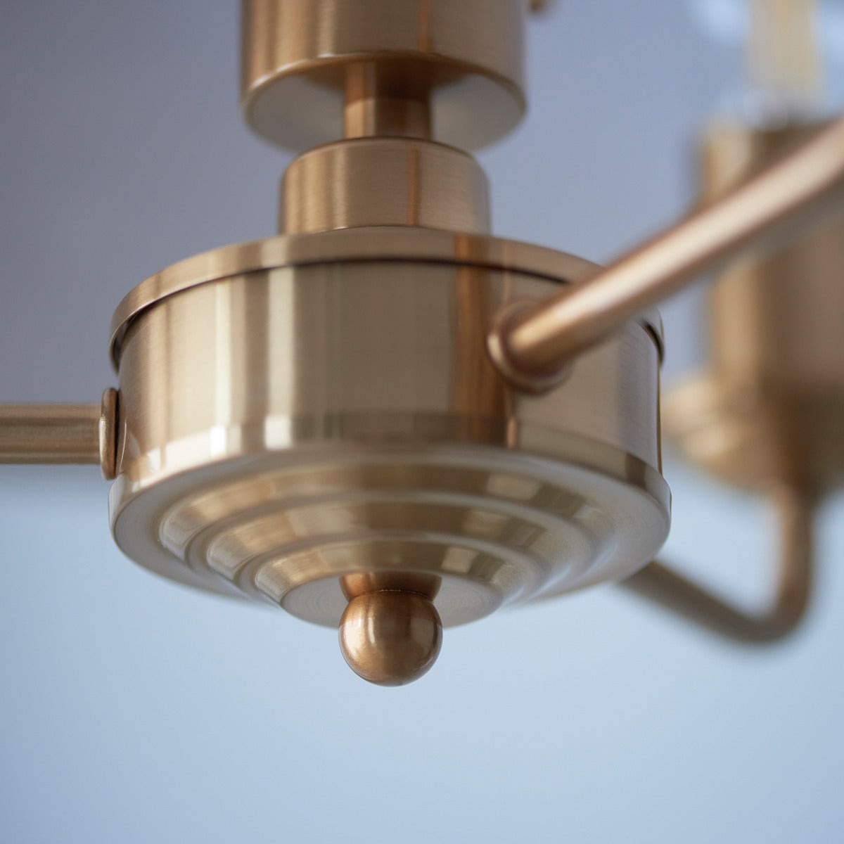 Hiden 3 Light Pendant Light - Vintage Brass